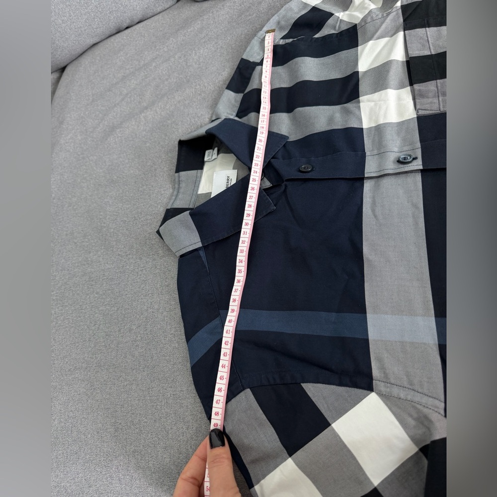 Burberry Black and White Checkered Shirt - Picture 7 of 7